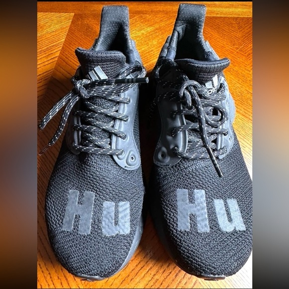 adidas Mens Solar Hu GX2485 Pharrell Williams - Core Black - Size 7.5 - Picture 2 of 8